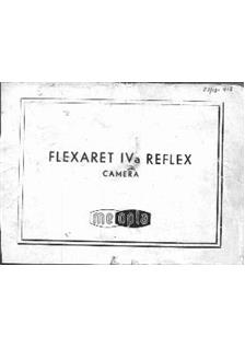 Meopta Flexaret 4 a manual. Camera Instructions.